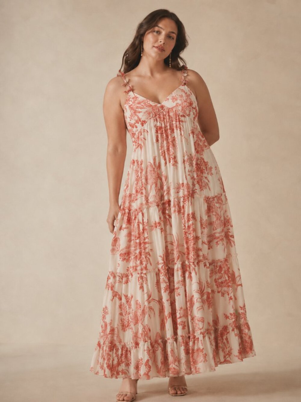Anthropologie Sachin Babi Red Toile Sunny Maxi Dress $550 MSRP